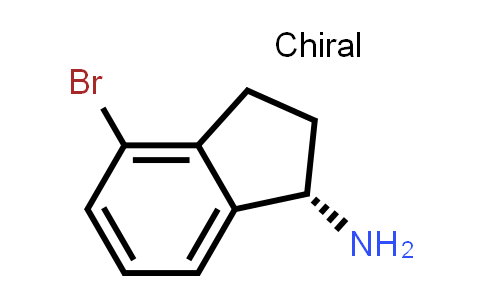 CAS No. 1228570-71-5, (S)-4-Bromo-2,3-dihydro-1H-inden-1-amine