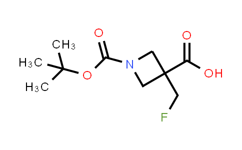 CAS No. 1228581-12-1, 1-[(tert-Butoxy)carbonyl]-3-(fluoromethyl)azetidine-3-carboxylic acid