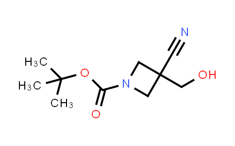 CAS No. 1228581-13-2, tert-Butyl 3-cyano-3-(hydroxymethyl)azetidine-1-carboxylate