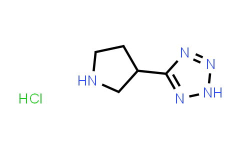 CAS No. 1228583-52-5, 5-(Pyrrolidin-3-yl)-2H-tetrazole hydrochloride