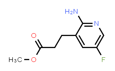 CAS No. 1228665-99-3, Methyl 3-(2-amino-5-fluoropyridin-3-yl)propanoate