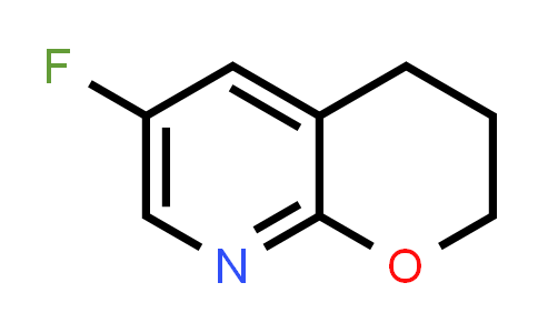 CAS No. 1228666-24-7, 6-Fluoro-3,4-dihydro-2H-pyrano[2,3-b]pyridine