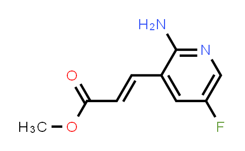 CAS No. 1228670-23-2, Methyl 3-(2-amino-5-fluoropyridin-3-yl)acrylate