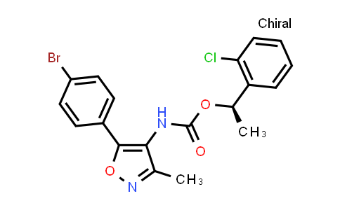 CAS No. 1228690-20-7, (R)-1-(2-chlorophenyl)ethyl (5-(4-bromophenyl)-3-methylisoxazol-4-yl)carbamate