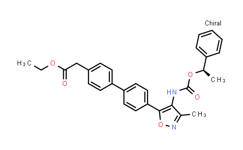 CAS No. 1228690-38-7, [4'-[3-Methyl-4-[[[((R)-1-phenylethyl)oxy]carbonyl]amino]isoxazol-5-yl]biphenyl-4-yl]acetic acid ethyl ester