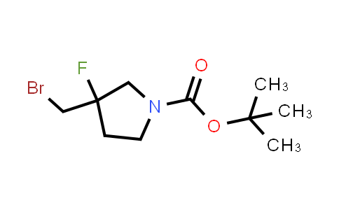 CAS No. 1228765-03-4, tert-Butyl 3-(bromomethyl)-3-fluoropyrrolidine-1-carboxylate