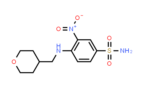 CAS No. 1228779-96-1, 3-Nitro-4-[[(tetrahydro-2H-pyran-4-yl)methyl]amino]benzenesulfonamide