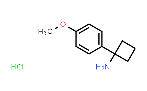 CAS No. 1228879-06-8, 1-(4-Methoxyphenyl)cyclobutanamine hydrochloride