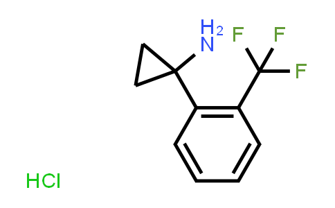 CAS No. 1228879-24-0, 1-(2-(Trifluoromethyl)phenyl)cyclopropanamine hydrochloride