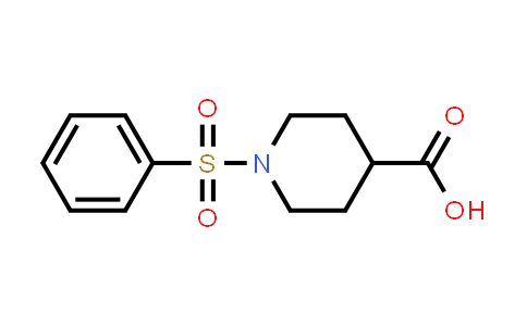 CAS No. 122891-92-3, 1-Benzenesulfonyl-piperidine-4-carboxylic acid