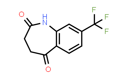 CAS No. 1228960-85-7, 8-(Trifluoromethyl)-2,3,4,5-tetrahydro-1H-1-benzazepine-2,5-dione