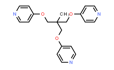 CAS No. 1228960-86-8, 4,4'-((2-Methyl-2-((pyridin-4-yloxy)methyl)propane-1,3-diyl)bis(oxy))dipyridine