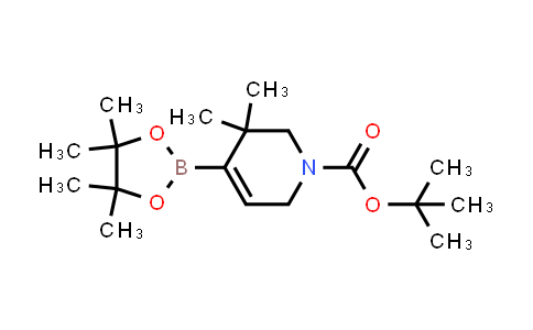 CAS No. 1228962-22-8, tert-Butyl 3,3-dimethyl-4-(tetramethyl-1,3,2-dioxaborolan-2-yl)-1,2,3,6-tetrahydropyridine-1-carboxylate
