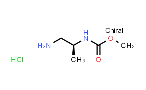 CAS No. 1229025-32-4, methyl (S)-(1-Aminopropan-2-yl)carbamate hydrochloride