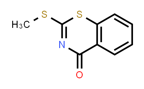 CAS No. 122942-04-5, 2-(Methylthio)-4H-benzo[e][1,3]thiazin-4-one