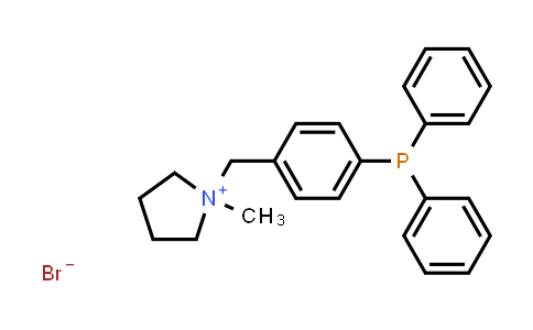 CAS No. 1229444-44-3, 1-Methyl-1-[4-(diphenylphosphino)benzyl]pyrrolidinium bromide