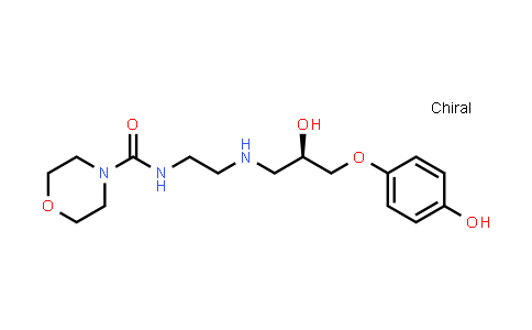 CAS No. 1229516-19-1, N-[2-[[(2R)-2-Hydroxy-3-(4-hydroxyphenoxy)propyl]amino]ethyl]-4-morpholinecarboxamide