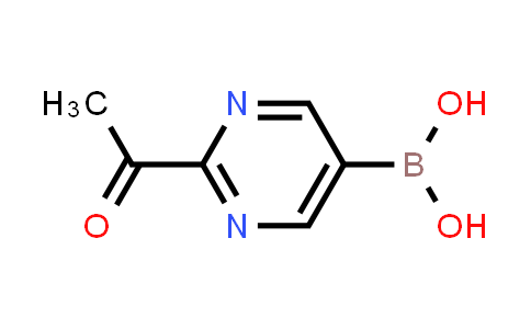 CAS No. 1229672-57-4, (2-Acetylpyrimidin-5-yl)boronic acid