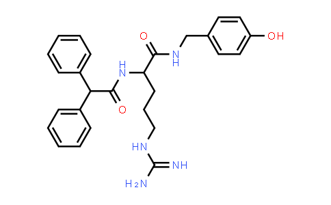 CAS No. 1229731-58-1, 2-(2,2-Diphenylacetamido)-5-guanidino-N-(4-hydroxybenzyl)pentanamide