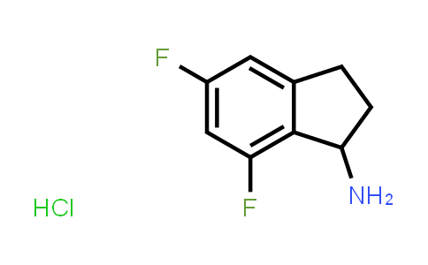 CAS No. 1229784-79-5, 5,7-Difluoro-2,3-dihydro-1H-inden-1-amine hydrochloride