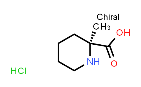 CAS No. 123053-40-7, (S)-2-methylpiperidine-2-carboxylic acid hydrochloride