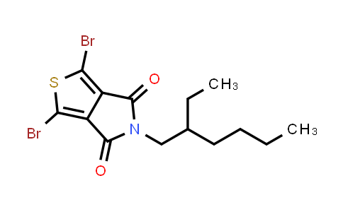 CAS No. 1231160-83-0, 1,3-Dibromo-5-(2-ethylhexyl)-4H-thieno[3,4-c]pyrrole-4,6(5H)-dione