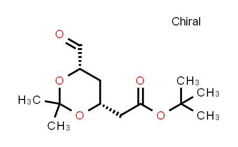 CAS No. 123185-87-5, Tert-butyl 2-((4R,6S)-6-formyl-2,2-dimethyl-1,3-dioxan-4-yl)acetate