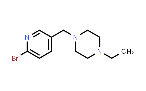 CAS No. 1231930-25-8, 1-[(6-Bromopyridin-3-yl)methyl]-4-ethylpiperazine