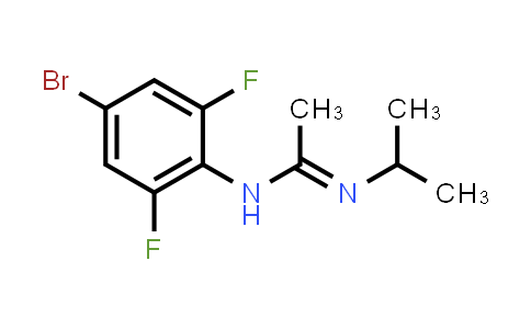 CAS No. 1231930-29-2, N-(4-Bromo-2,6-difluorophenyl)-N'-(1-methylethyl)ethanimidamide