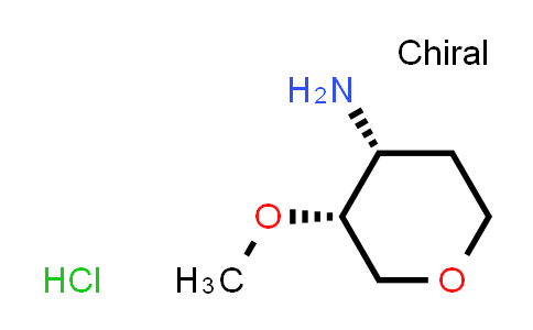 CAS No. 1232064-63-9, (3R,4R)-3-Methoxyoxan-4-amine hydrochloride