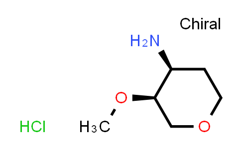 CAS No. 1232064-65-1, (3S,4S)-3-Methoxyoxan-4-amine hydrochloride