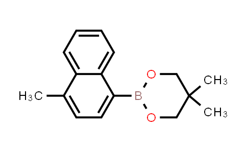 CAS No. 1232309-74-8, 5,5-dimethyl-2-(4-methylnaphthalen-1-yl)-1,3,2-dioxaborinane