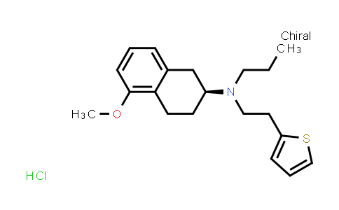 CAS No. 1232344-37-4, (S)-5-methoxy-N-propyl-N-(2-(thiophen-2-yl)ethyl)-1,2,3,4-tetrahydronaphthalen-2-amine hydrochloride
