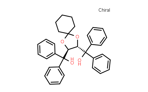 CAS No. 123287-35-4, (2S,3S)-1,4-Dioxaspiro[4.5]decane-2,3-diylbis(diphenylmethanol)