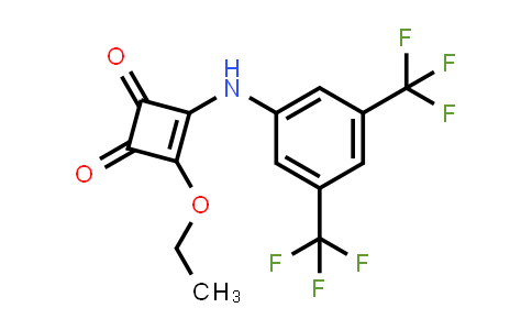 CAS No. 1233032-09-1, 3-[[3,5-Bis(trifluoromethyl)phenyl]amino]-4-ethoxy-3-cyclobutene-1,2-dione