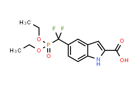 CAS No. 1233086-50-4, 5-((Diethoxyphosphoryl)difluoromethyl)-1H-indole-2-carboxylic acid