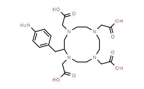 CAS No. 123317-52-2, 2,2',2'',2'''-(2-(4-Aminobenzyl)-1,4,7,10-tetraazacyclododecane-1,4,7,10-tetrayl)tetraacetic acid