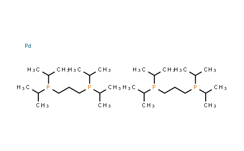 CAS No. 123333-45-9, [P,P'-1,3-Bis(di-i-propylphosphino)propane][P-1,3-bis(di-i-propylphosphino)propane]palladium(0)