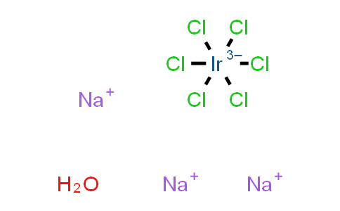 CAS No. 123334-23-6, Sodium hexachloroiridate(III) hydrate