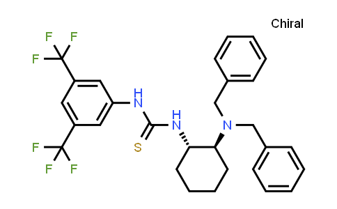 CAS No. 1233369-39-5, N-[(1S,2S)-2-[Bis(phenylmethyl)amino]cyclohexyl]-N'-[3,5-bis(trifluoromethyl)phenyl]thiourea