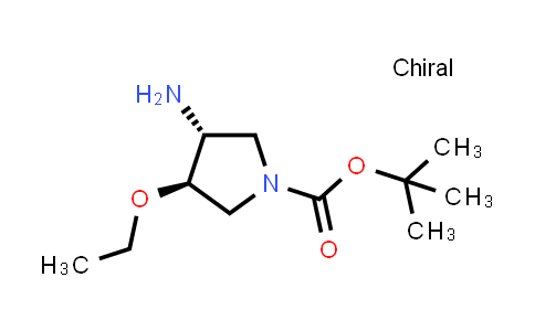 CAS No. 1233518-23-4, rel-tert-Butyl (3R,4R)-3-amino-4-ethoxypyrrolidine-1-carboxylate