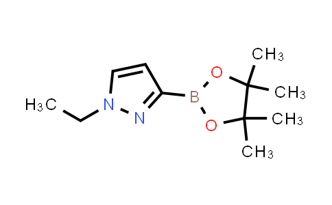 CAS No. 1233525-88-6, 1-Ethyl-3-(4,4,5,5-tetramethyl-1,3,2-dioxaborolan-2-yl)-1H-pyrazole