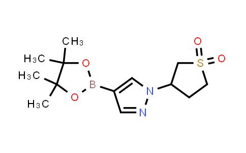 CAS No. 1233526-31-2, 3-(4-(4,4,5,5-Tetramethyl-1,3,2-dioxaborolan-2-yl)-1H-pyrazol-1-yl)tetrahydrothiophene 1,1-dioxide