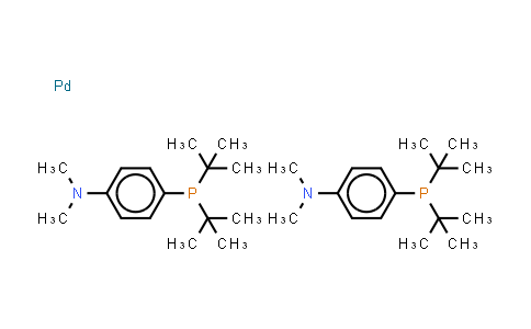 CAS No. 1233717-68-4, Bis[di-tert-butyl(4-dimethylaminophenyl)phosphine]palladium(0)