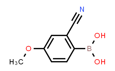 CAS No. 1233968-22-3, (2-Cyano-4-methoxyphenyl)boronic acid