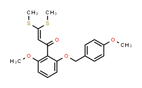 CAS No. 1234015-62-3, 1-(2-Methoxy-6-((4-methoxybenzyl)oxy)phenyl)-3,3-bis(methylthio)prop-2-en-1-one
