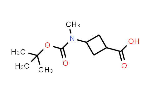 MC513356 | 1234176-74-9 | 3-{[(tert-Butoxy)carbonyl](methyl)amino}cyclobutane-1-carboxylic acid