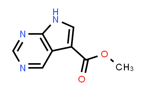 CAS No. 1234615-76-9, Methyl 7H-pyrrolo[2,3-d]pyrimidine-5-carboxylate