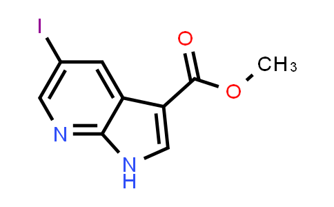 CAS No. 1234615-78-1, Methyl 5-iodo-1H-pyrrolo[2,3-b]pyridine-3-carboxylate