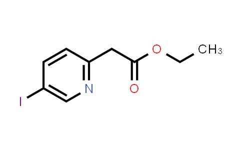 CAS No. 1234615-80-5, Ethyl 2-(5-iodopyridin-2-yl)acetate